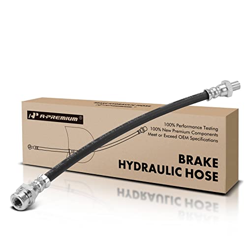 A-Premium Rear Driver or Passenger Outer Brake Hydraulic Hose Compatible