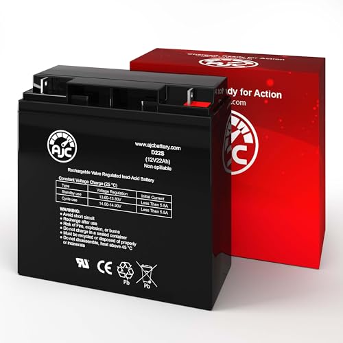 AJC Battery Compatible with Stanley J5C09 500 Instant- 1000 Peak Amp 12V 22Ah Jump Starter Battery - Thumbnail 2