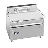 GGM Gastro | GKBB191 | Gas Kippbratpfanne - 120 Liter - 30 kW - mit Motor