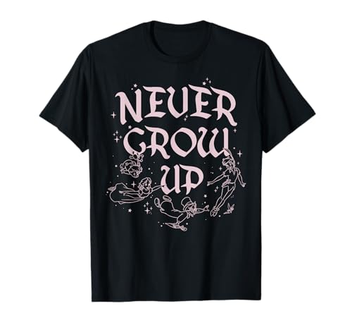 T-shirt Peter Pan Disney Never Grow Up pour raviver vos plus beaux souvenirs d'enfance