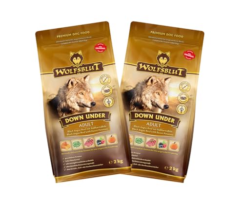 Wolfsblut Hund Adult | Trockenfutter | Multi Bundle | Mix Paket | Sparpaket | 2 x 2 kg | Verschiedene Sorten (2 x 2 KG, Down Under)