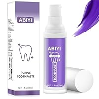 Purple Teeth Whitening Toothpaste, Whitening Zahnpasta, Zahnfleckenentfernung, Lila Zahnpasta für Zahnaufhellung,Eine Schonende Pflege Des Zahnfleisches