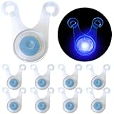 【キャンプインストラクター監修】fogman ロープライト ライト ガイロープ キャンプ テント タープ アウトドア 10個セット (ブルー)