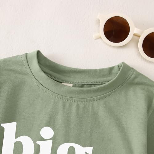 KEKEMI Big Bro Shirt for Toddler Boy Promoted to Big Brother Announcement T-Shirt Baby Boys Short Sleeve Cute Summer Tee Tops2