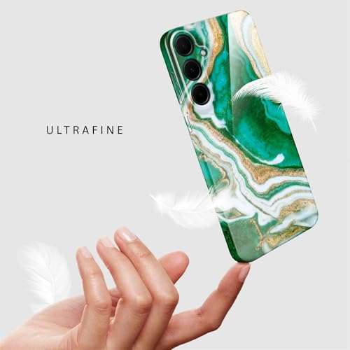 Coque Samsung A35 5G ONEFLOW Bliss marbre vert et doré