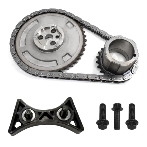 BTSCAR Timing Chain Fit for GM LS 6.0 LS1 LS2 LS3 LS6 L99 LS4 LS9 LSA LQ4 for Chevrolet Cadillac Pontiac 2007-2013 Includes Cam Sprocket Crank Gear Timing Chain
