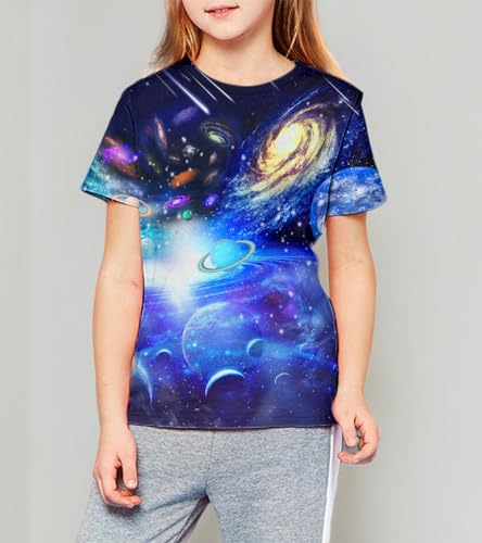 Image of LAIDIPAS Boys Girls 3D Graphic T-Shirt Short Sleeve Tops Tees 6-16 Years