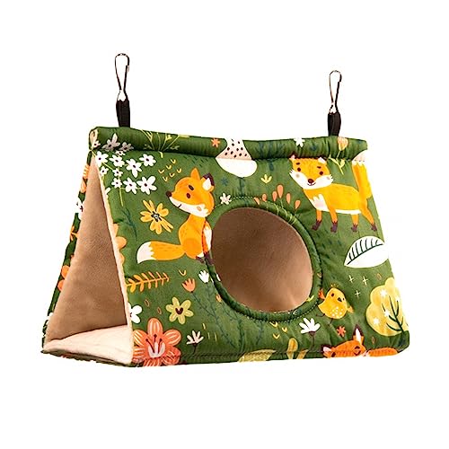 Winter Warm Bird Nest House,Plush Hanging Parrot Sleeping Cage With Hanging Buckle for Parakeets Love Bird, Parrots, Cockatiels