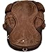 FEED N CARE English Synthetic Treeless Freemax Horse Saddle - Handmade Western Synthetic Light Weight Horse Saddle Comfy Padded Horse Seat with Matching Girth & Aluminum Stirrups 10 to 18 Inch Seat