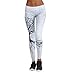 Innerternet Leggings Damen Sporthose Jogginghose Trainingshose Strumpfhosen Slim Fit Laufhose High Waist Yogahose Blickdicht Tights mit Aufdruck für Fitness Sport Freizeit Gute Figur Zeigen