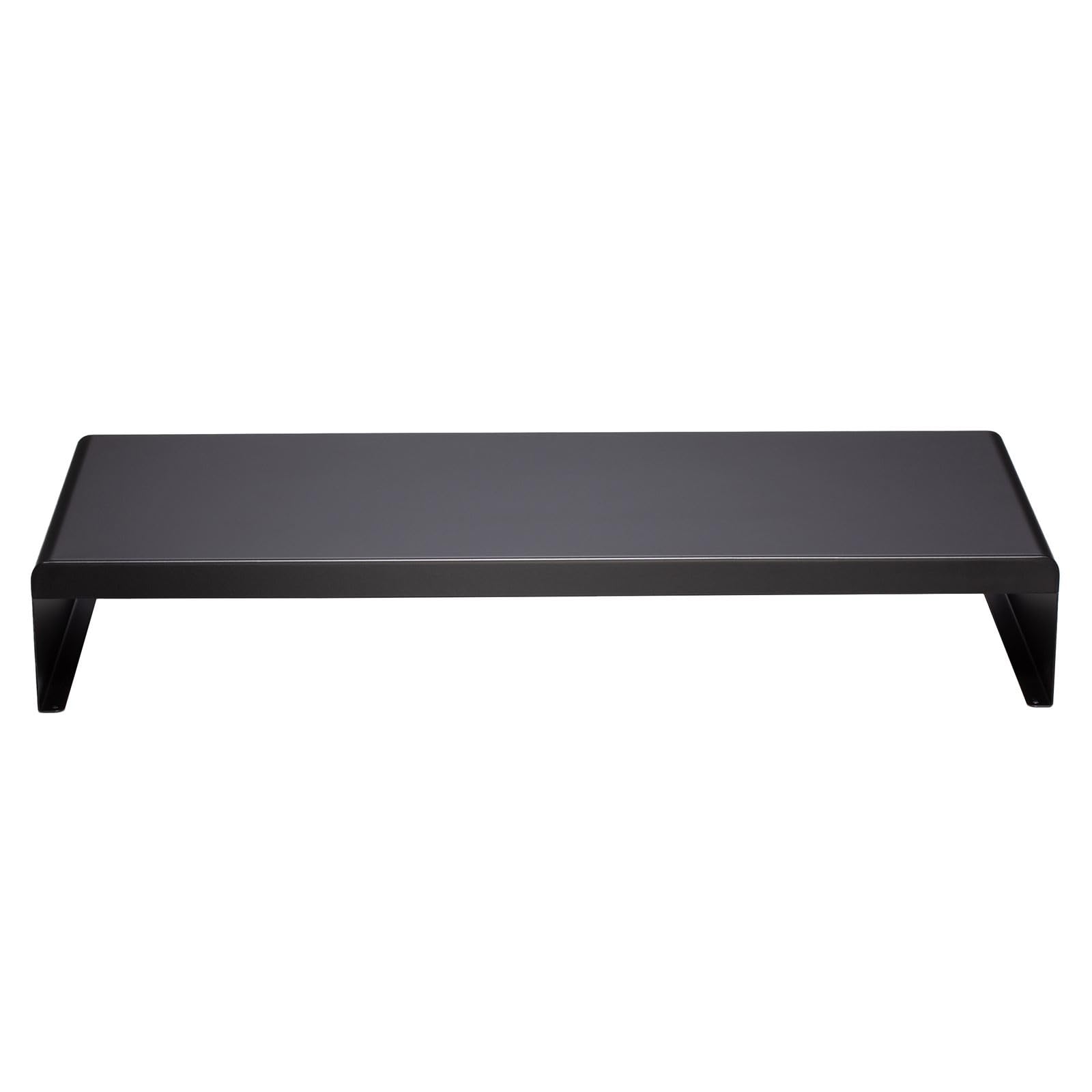 IDIMEX Monitorstandaard Stanford desktop-organizer - zwart, belastbaar tot 20 kg, 60 x 26 x 12 cm, schermopzetstuk