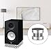Tertullus Speaker Spikes HiFi Spring Isolation Feet Pad, 4PCS Aluminum Non-Slip Shockproof Stand Feet for Audio,Speakers, Subwoofers, Turntable DAC etc(Silver)