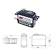 GOTECK 2PCS D9257MG 25g Full Metal Gear Digital Servo,for Trex 450 500 RC Helicopter Airplane Fixed-Wing