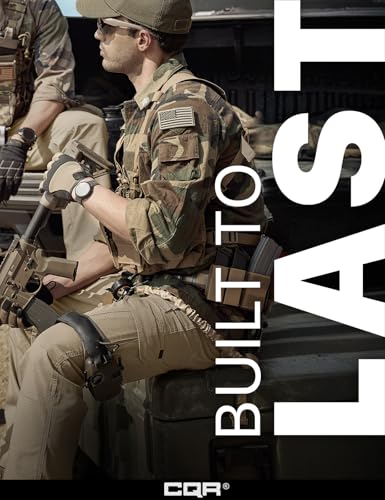 Image of CQR Men's Tactical Pants, Water Resistant Ripstop Cargo Pants, Lightweight EDC Work Hiking Pants, Outdoor Apparel