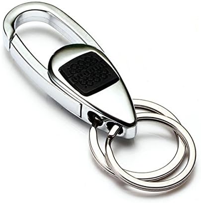 Lancher Key chain with (2 Extra Key Rings and Gift Box) Big Key Clip Durable Car Keychain for Men and Women