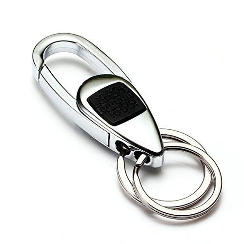 Lancher Key chain with (2 Extra Key Rings and Gift Box) Big Key Clip Durable Car Keychain for Men and Women