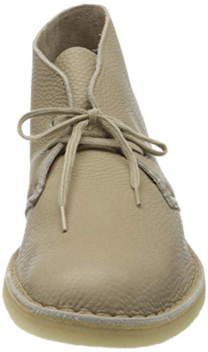 Image of CLARKS Men's Desert Boot Chukka Boot, Black Leather, 13 M US