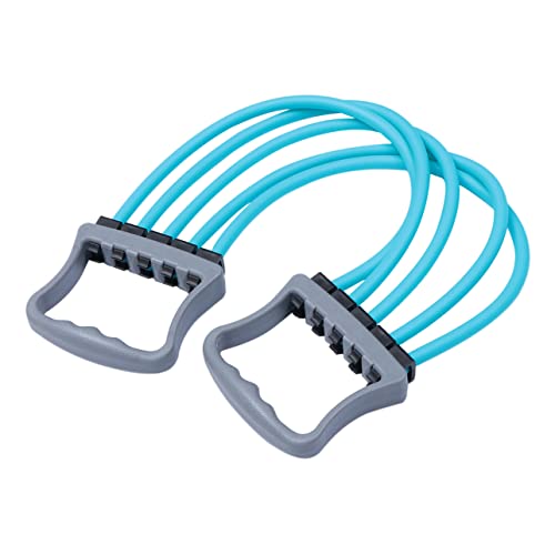 Happyyami Dual-Purpose Chest Expander Arm Exercise Equipment Spring Exerciser 5 Adjustable Bands for Strength Training