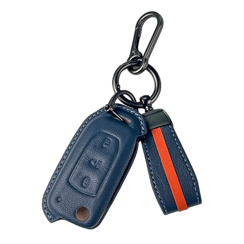 Image of keyzone royal leather key cover for Tata Curvv, Nexon, Harrier, Altroz, Punch, Safari, Tigor, Tiago, Zest, Bolt 3 button flip key