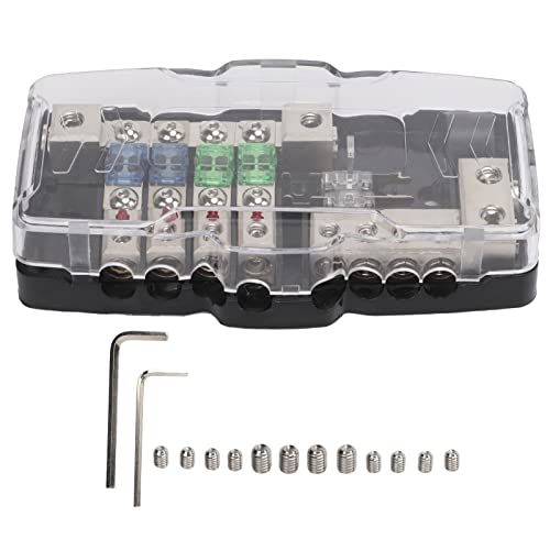 Boîte à fusibles audio 4 voies ANL pour système tuning voiture VTT et UTV