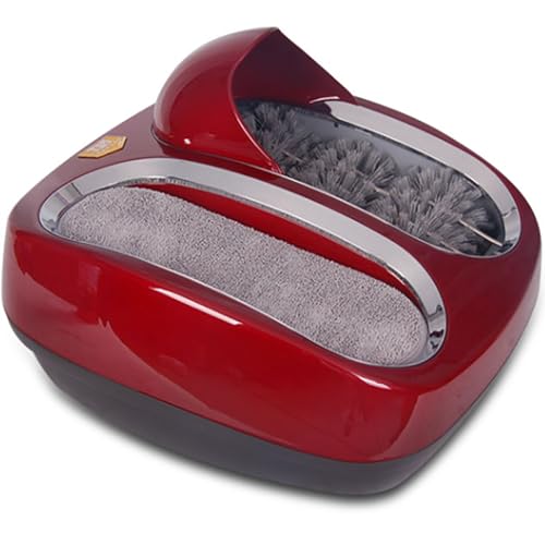 GYDUHYE Machine de nettoyage de semelles, polisseuse intelligente pour chaussures, avec interrupteur de capteur entièrement automatique, pas besoin de couvre-chaussures, pour hôtels, bâtiments