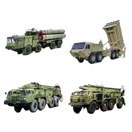 Image of 4 Pieces Missile Vehicles Building Kit Compact Desktop Decoration 4D Puzzles| Contemporary Manufacture| Cars Trucks & Vans | Diecast Toy |Toys Hobbies