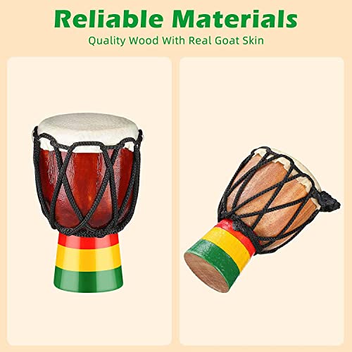 Rtxbvg 5 x Series Instrument Necklaces Djembe Drum Mini Pendant African Drum Necklace Wooden Drums and Percussion - Image 3