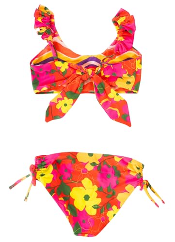 Image of Maaji Girls' Crayonflower Mango Adjustable Bikini Set