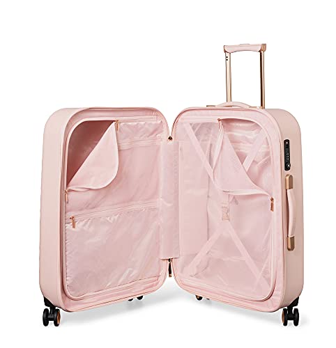 Ted Baker Luggage, Pink, Checked-Medium 27-Inch2