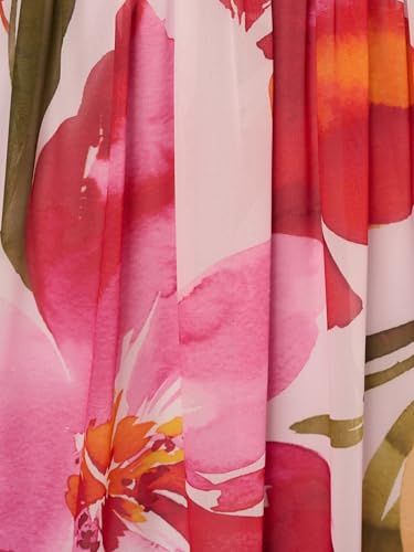 Adrianna Papell Women's Floral Chiffon Ring Gown3