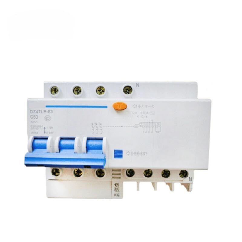 DZ47LE-63 3P+N D16 disyuntor de fugas de 100 mA para protección eléctrica diferencial