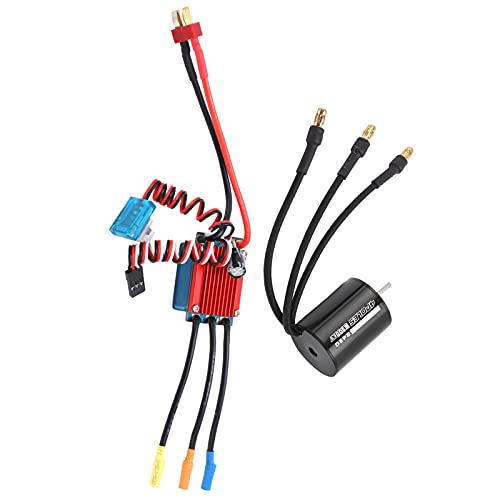 Motor impermeable RC 2430 6300KV resistente al agua con variador ESC 25A de 4 polos 2