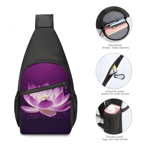 Morrales tipo Sling Bag para viaje y senderismo miniatura 5