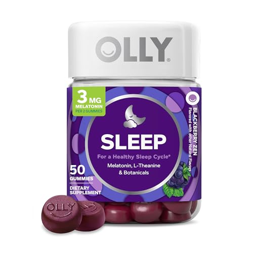 OLLY Restful Sleep Gummy Supplement with Melatonin & L-Theanine...