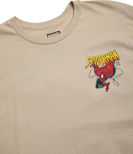 Marvel Mens Graphic T-Shirts - Avengers Spiderman Captain America Short Sleeve Crewneck Graphic Tee Shirt for Men (S-XL)3