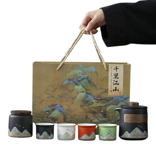 Théière poignée latérale Qianli Jiangshan : finis les thés amers et brûlures