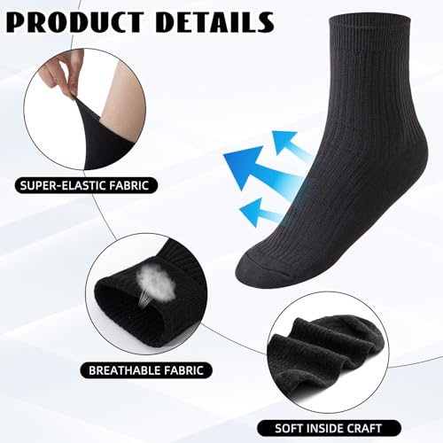 Winter Thermal Socks Bulk for Homeless Donations Cotton Crew for Unisex Adult Sports Thick Wicking Socks3