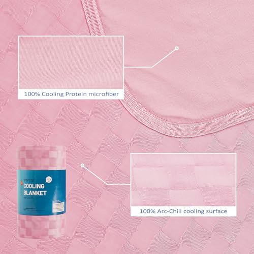 90 x108 Topcee Arc-Chill Q-Max 0.5 Double-Sided Cooling Blanket (Pink) 17.09 + Free Shipping w/ Prime or on 35 + 50% Off Code ZC3TEM7D - image 5
