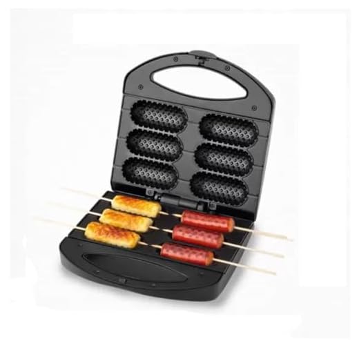 Crepeira antiaderente Hot dog eletrica crepe 6 chapas