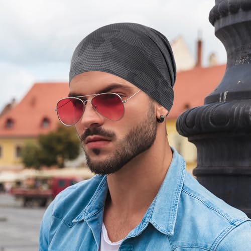 Image of WTACTFUL 1Pack / 2 Pack Cooling Skull Caps for Men Women - Lightweight Breathable 3D Mesh Running Caps for Cycling & Summer