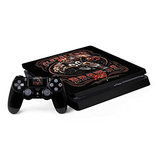 Skinit Decal Gaming Skin Compatible with PS4 Slim Bundle - Officially Licensed NFL Cleveland Browns Running Back Design