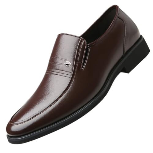 Dress Oxford Formal Shoes for Men Men's Oxford Shoes, Lace-Up Dress Shoes for Business, Wedding & Work, Comfortable Slip-On Formal Casual New Shoes
