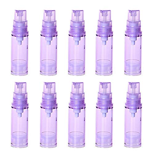 Cdet 10x Sprühflasche 15ML kleine Sprühflasche Kosmetik Zerstäuber Transparente Plastiksprühflasche Leicht und Tragbar In die Tasche Gelegt