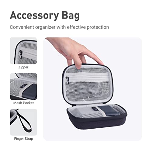 Image of GL.iNet Gadget Organizer Case for Travel Routers GL-AXT1800 / GL-MT3000 / GL-SFT1200 / GL-E750, Chargers, Cables, and Accessories, Sturdy & Durable Pouch, Hand-carry EVA bag, Anti-shock, Water Resistant
