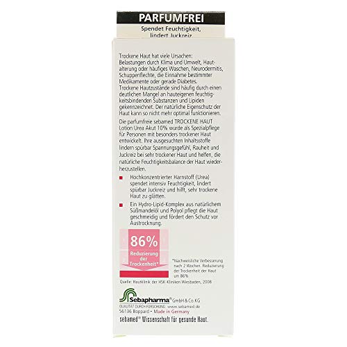 sebamed Urea-acute droge huid, 10% lotion, parfumvrij, vochtlotion met zoete amandelolie, voor mannen en vrouwen… - Image 3