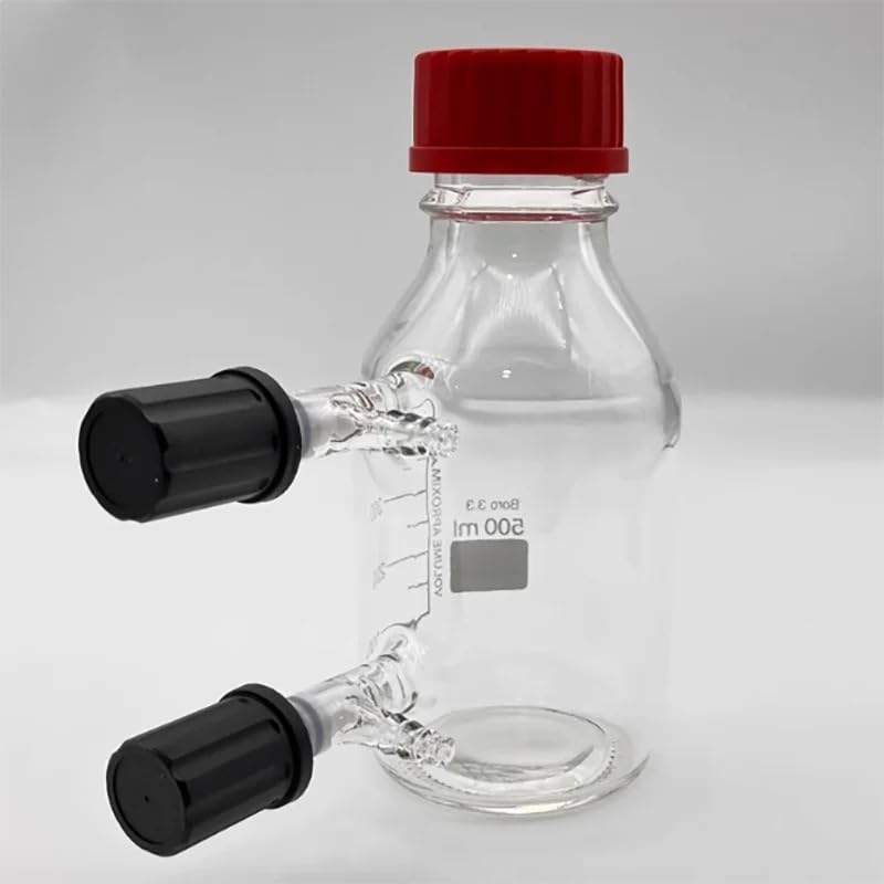 Fermentation Reactor—Sealed Fermentation Bottles (250 mL, 500 mL, 1000 mL, 2000 mL), Suitable for Home Brewing and Laboratory use.(500ML B)