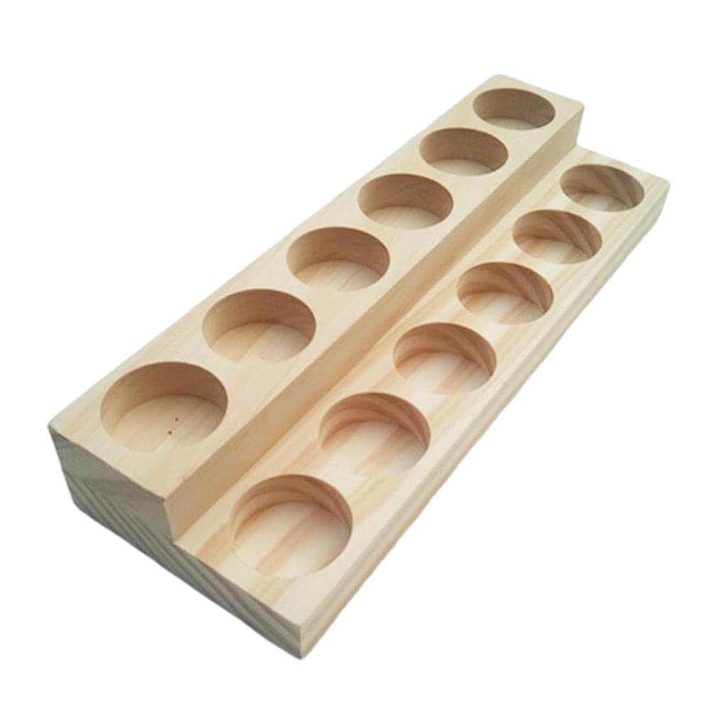 GAH Essential Oil Storage Rack Display Stand Aromatherapy Wood Rack Holder 02