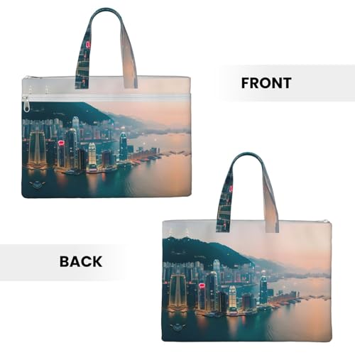 Hong Kong Canvas Document Bag Briefcase For Professionals And Executives3
