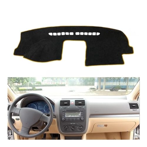 Tapis de tableau de bord haut de gamme pour Volkswagen Golf 5 ajusté
