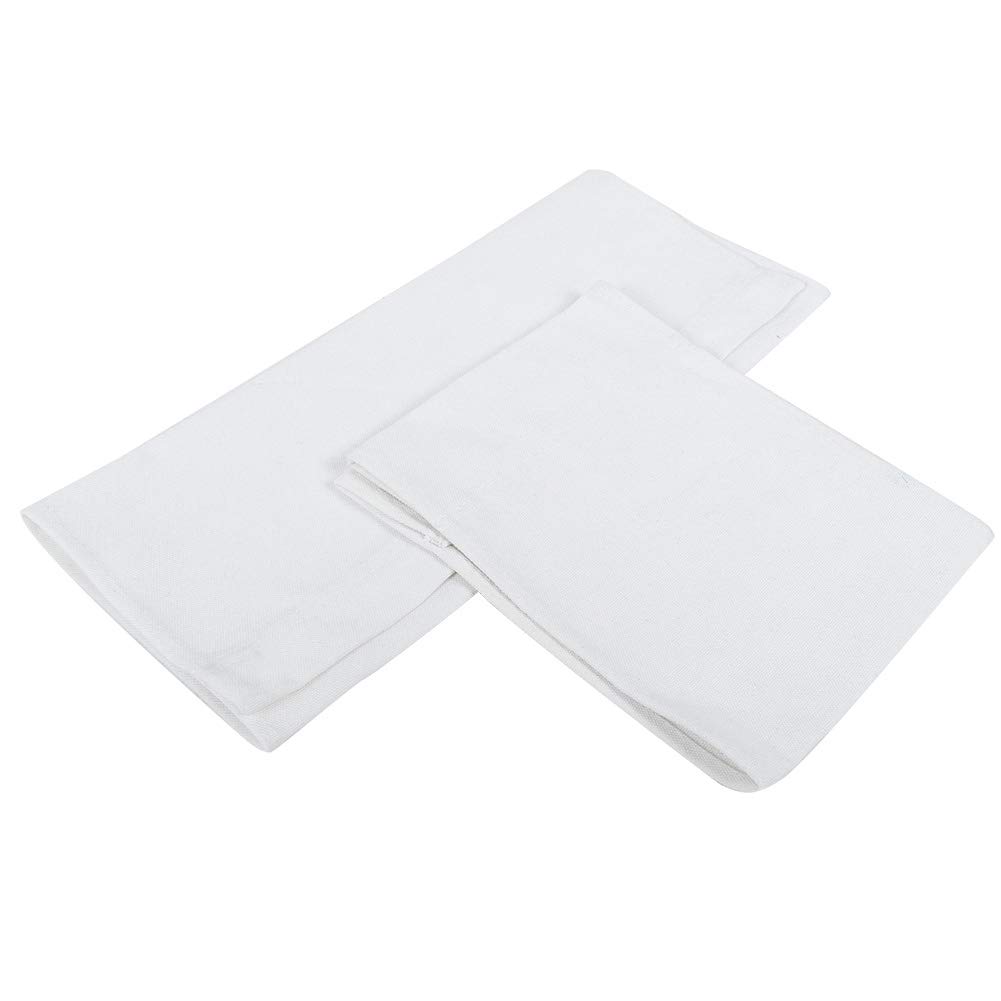 Socobeta Chair Canvas Replacement 2 Pcs Not Easy to Wear 52cm*42cm/52 5cm*19 5cm Home Supplies Director Chair Canvas Replacement for Daily Use(white,blue)